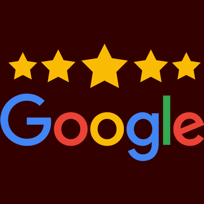 Somos 5 estrelas no Goole
